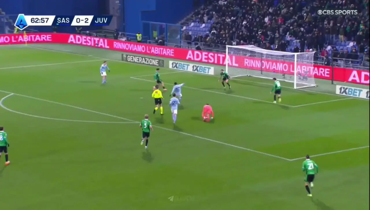 ویدیو: گل سوم یوونتوس به ساسولو توسط جاناتان دیوید