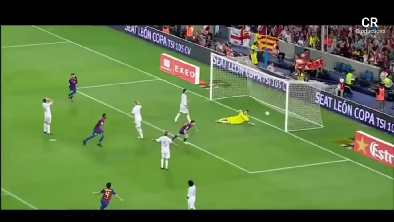 ویدئو: گل های لیونل مسی به رئال مادرید