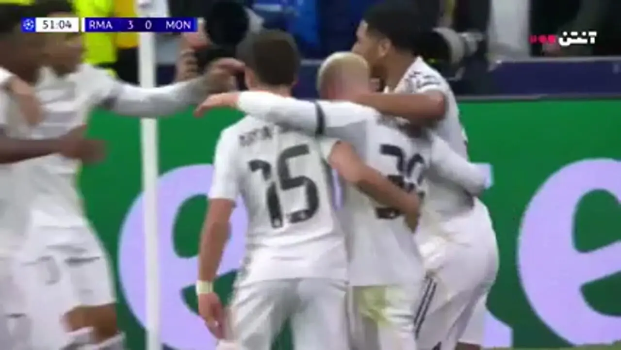 ویدیو: گل چهارم رئال مادرید به موناکو گل به خودی تیلو کرر