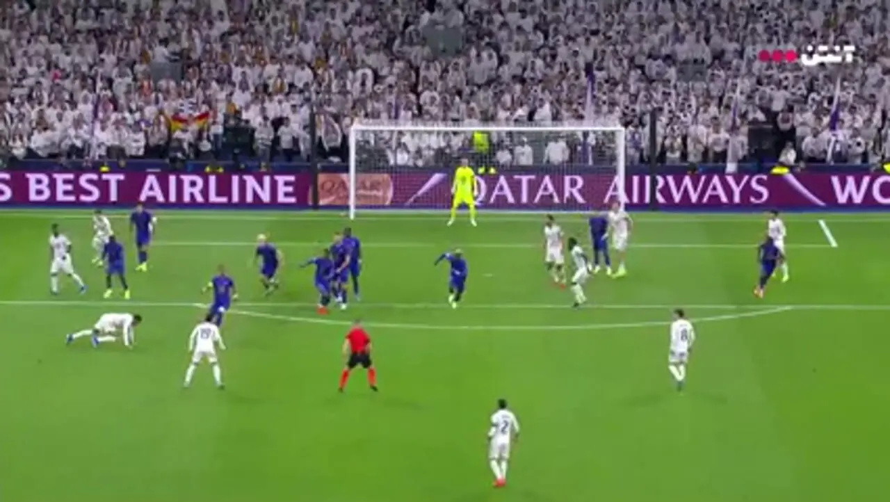 ویدیو: گل ششم رئال مادرید به موناکو توسط بلینگام