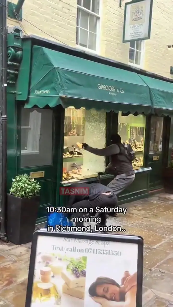 سرقت عجیب از یک جواهرفروشی در لندن