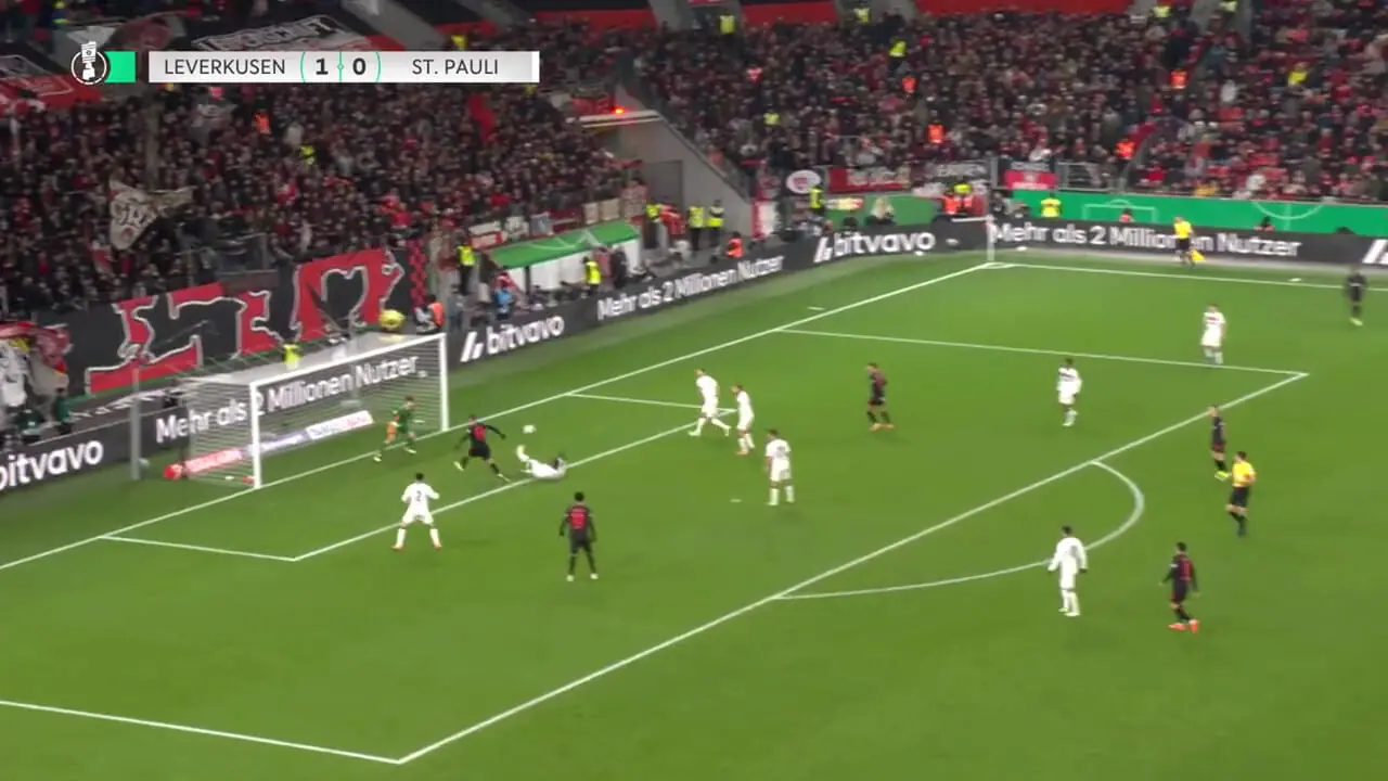 ویدئو: خلاصه بازی بایرلورکوزن 3 – 0 سن‌پائولی