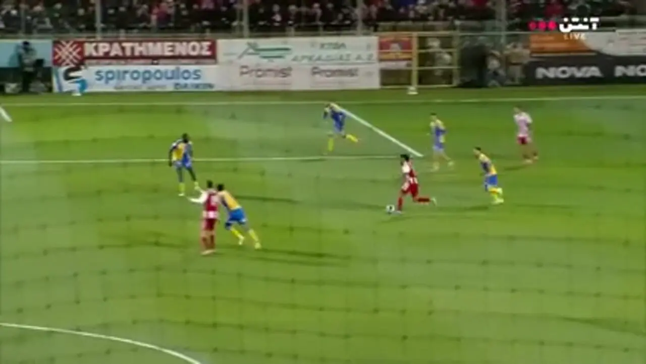 ویدیو: گل دوم المپیاکوس به آستراس توسط مهدی طارمی