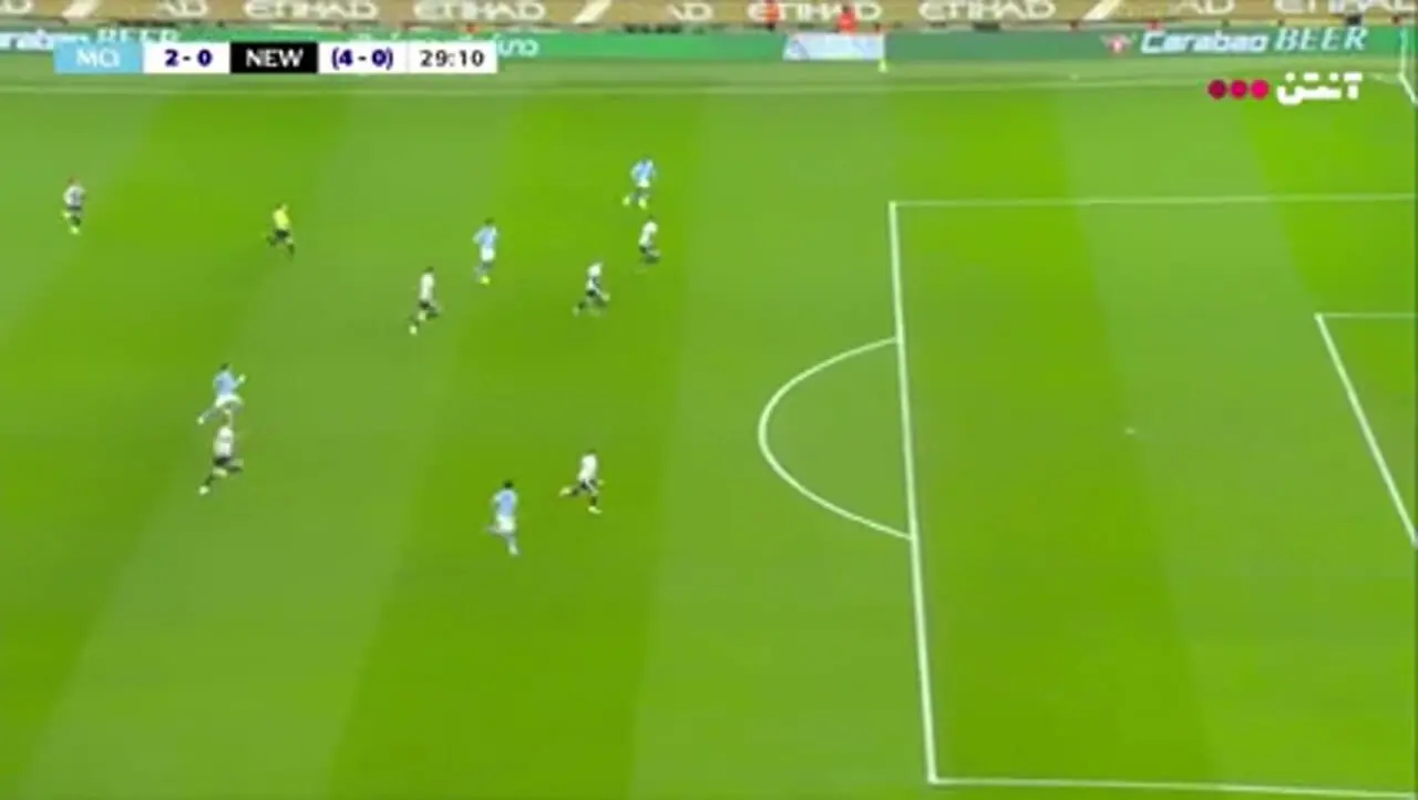 ویدیو: گل دوم منچسترسیتی به نیوکاسل توسط مرموش