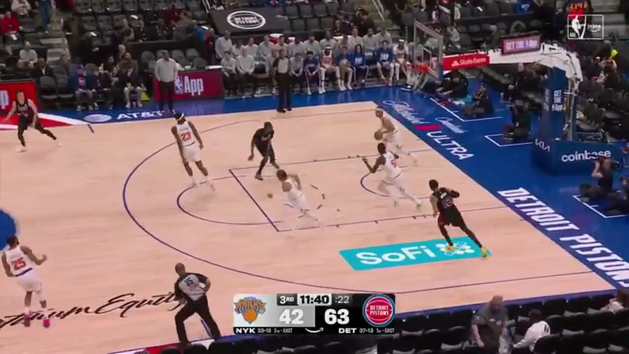 ویدئو: خلاصه بسکتبال دیترویت پیستونز 118 – 80 نیویورک نیکس