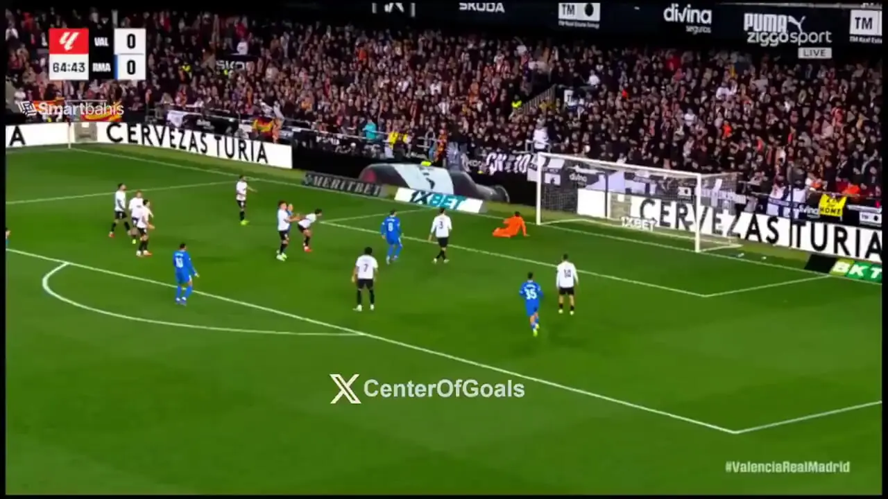 ویدیو: گل اول رئال مادرید به والنسیا توسط کارراس