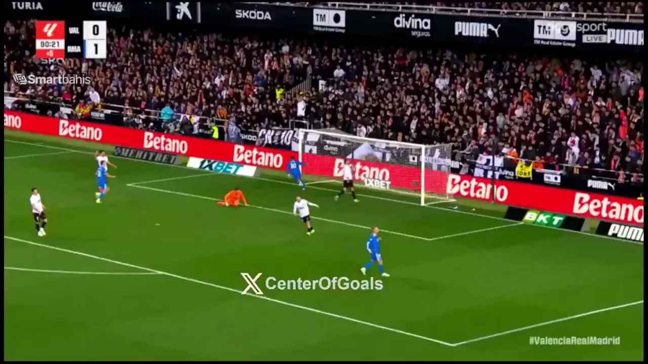 ویدیو: گل دوم رئال مادرید به والنسیا توسط امباپه