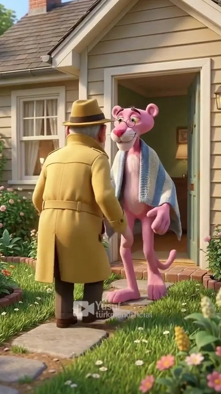 پلنگ صورتی در دوران بازنشستگی