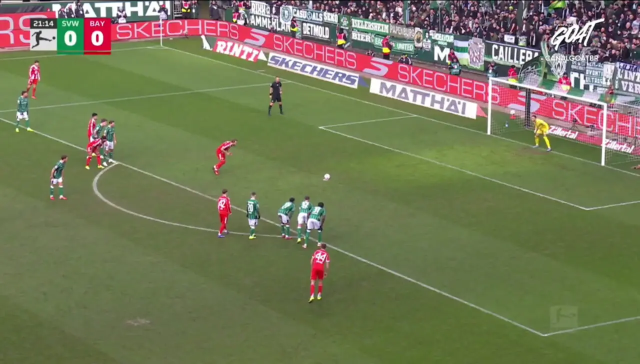 ویدیو: گل اول بایرن مونیخ به وردربرمن توسط هری کین