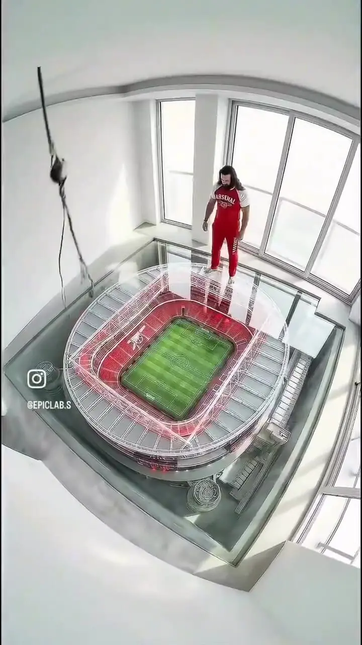 ویدئو: خلاقیت زیبای هوادار آرسنال در بازسازی اتاق پذیرایی