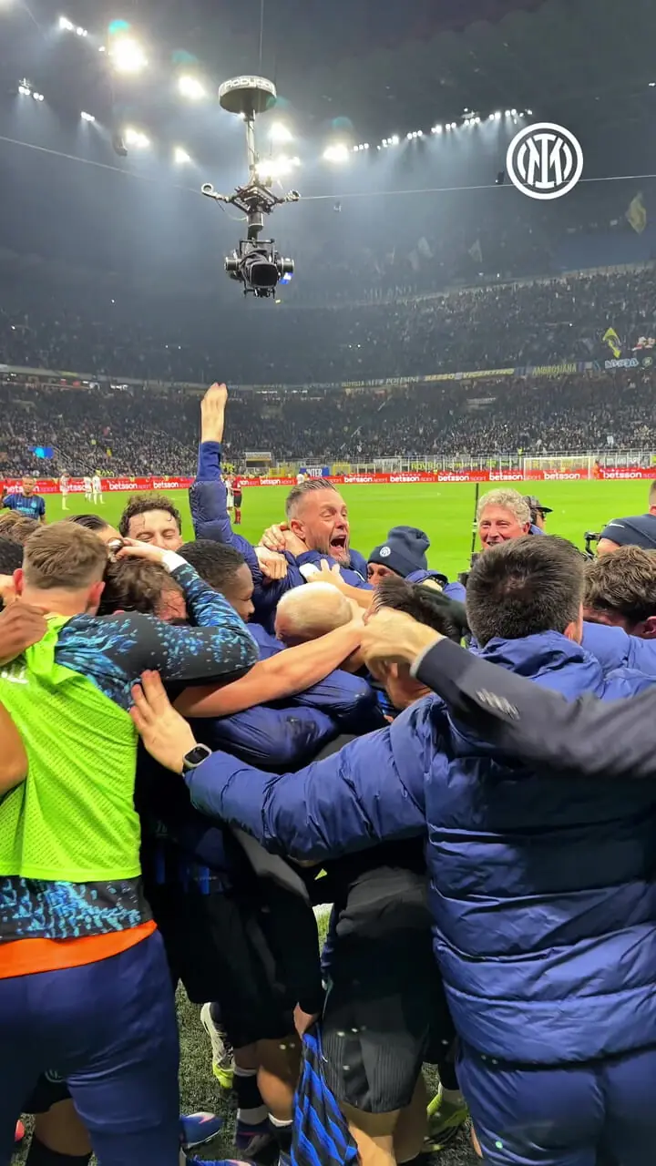 ویدئو: گل دقیقه نود و شادی بی‌ امان بازیکنان اینتر