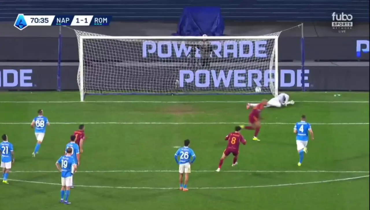 ویدیو: گل دوم رم به ناپولی توسط مالن