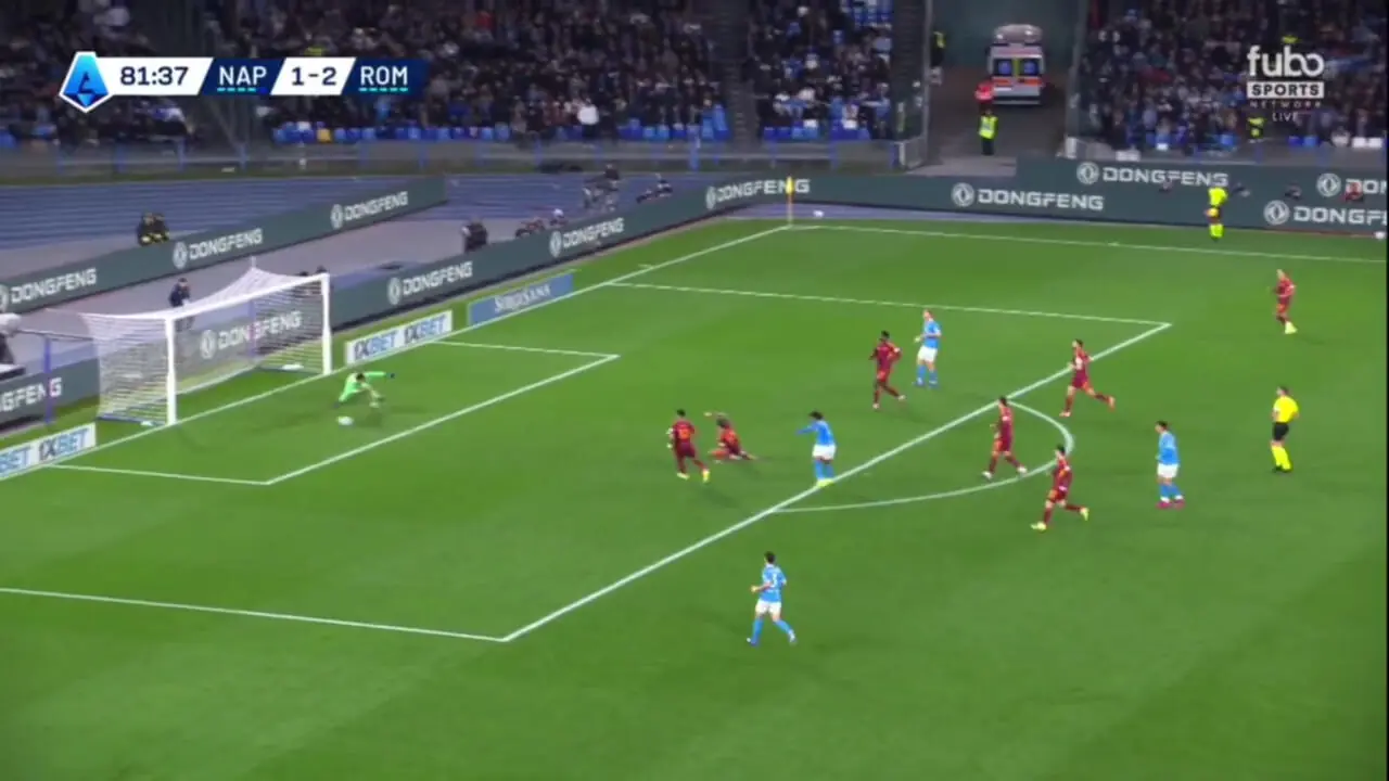 ویدیو: گل دوم ناپولی به رم توسط آلیسون سانتوس