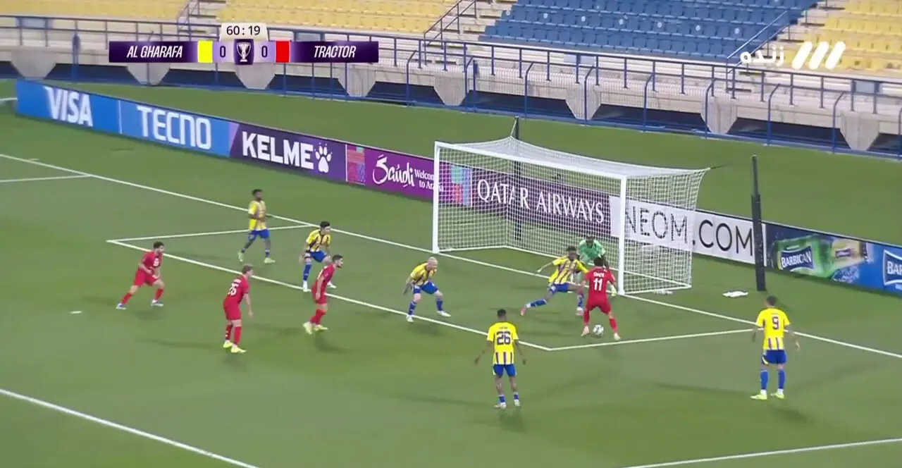 ویدیو: گل اول تراکتور به الغرافه توسط هاشمنژاد