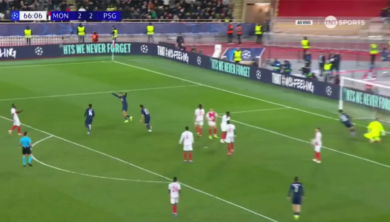 ویدیو: گل سوم پاری سن ژرمن به موناکو توسط دوئه