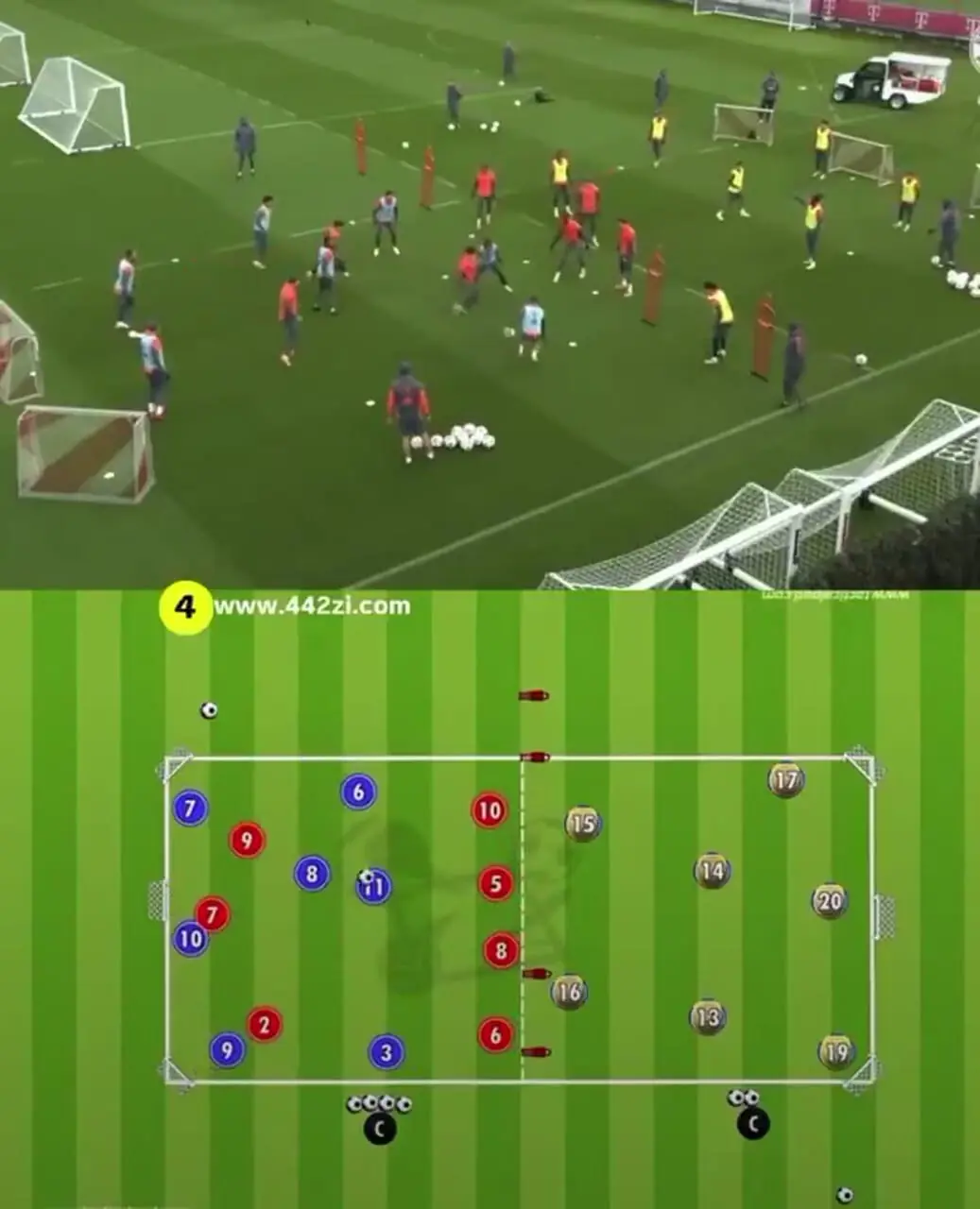 ویدئو: نمایش خیره کننده تیکی تاکا در تمرینات بایرن مونیخ