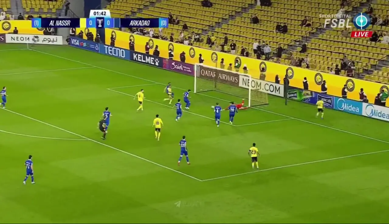 ویدیو: گل اول النصر به آرکاداغ توسط غریب