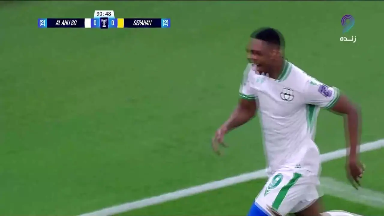 ویدیو: گل اول الاهلی قطر به سپاهان توسط یانسانه