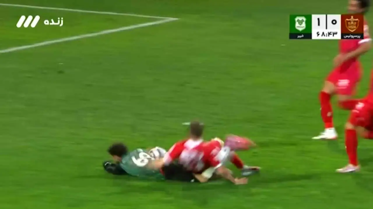 ویدیو: گل دوم خیبر به پرسپولیس توسط اسماعیل بابایی