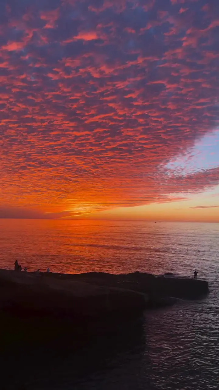 تصویری تماشایی از غروب سن دیگو