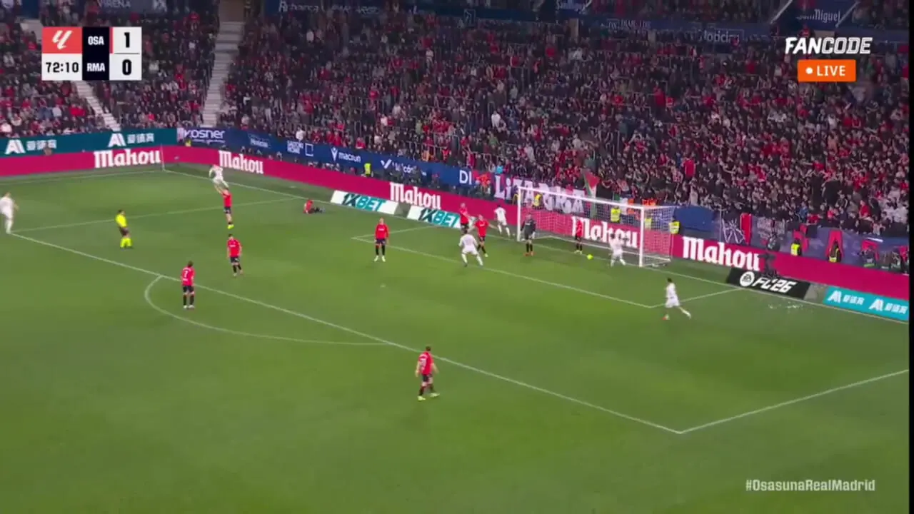 ویدیو: گل اول رئال مادرید به اوساسونا توسط وینیسیوس جونیور
