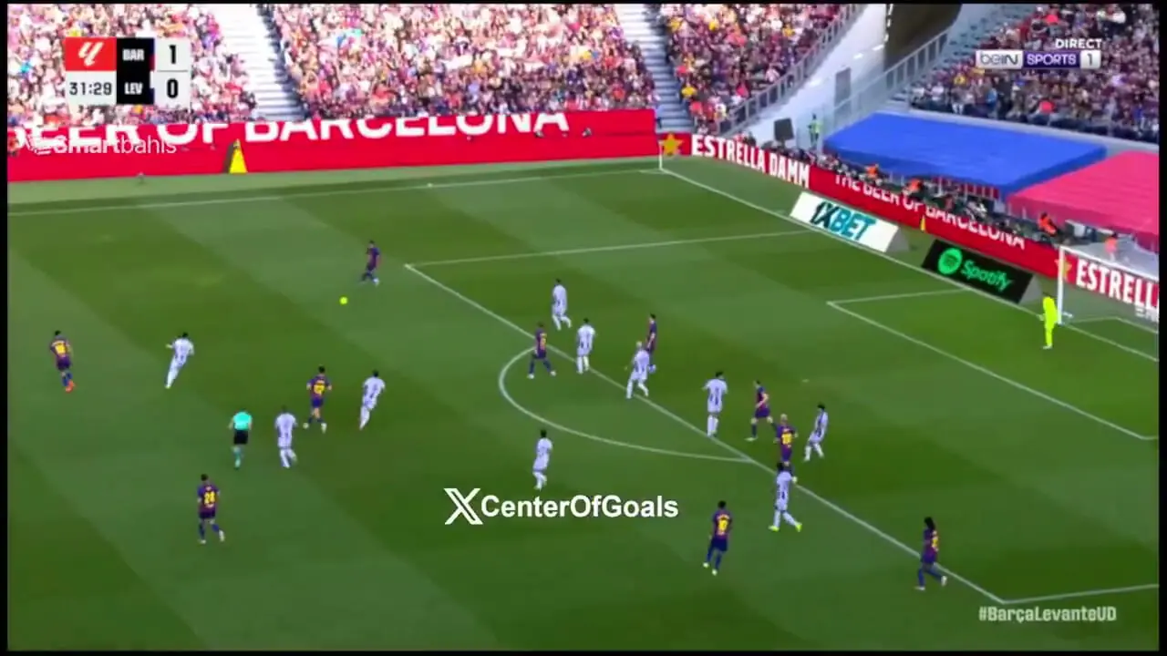 ویدیو: گل دوم بارسلونا به لوانته توسط دی یونگ