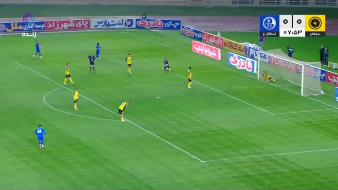 ویدیو: گل اول استقلال خوزستان به سپاهان توسط جلالی‌وند