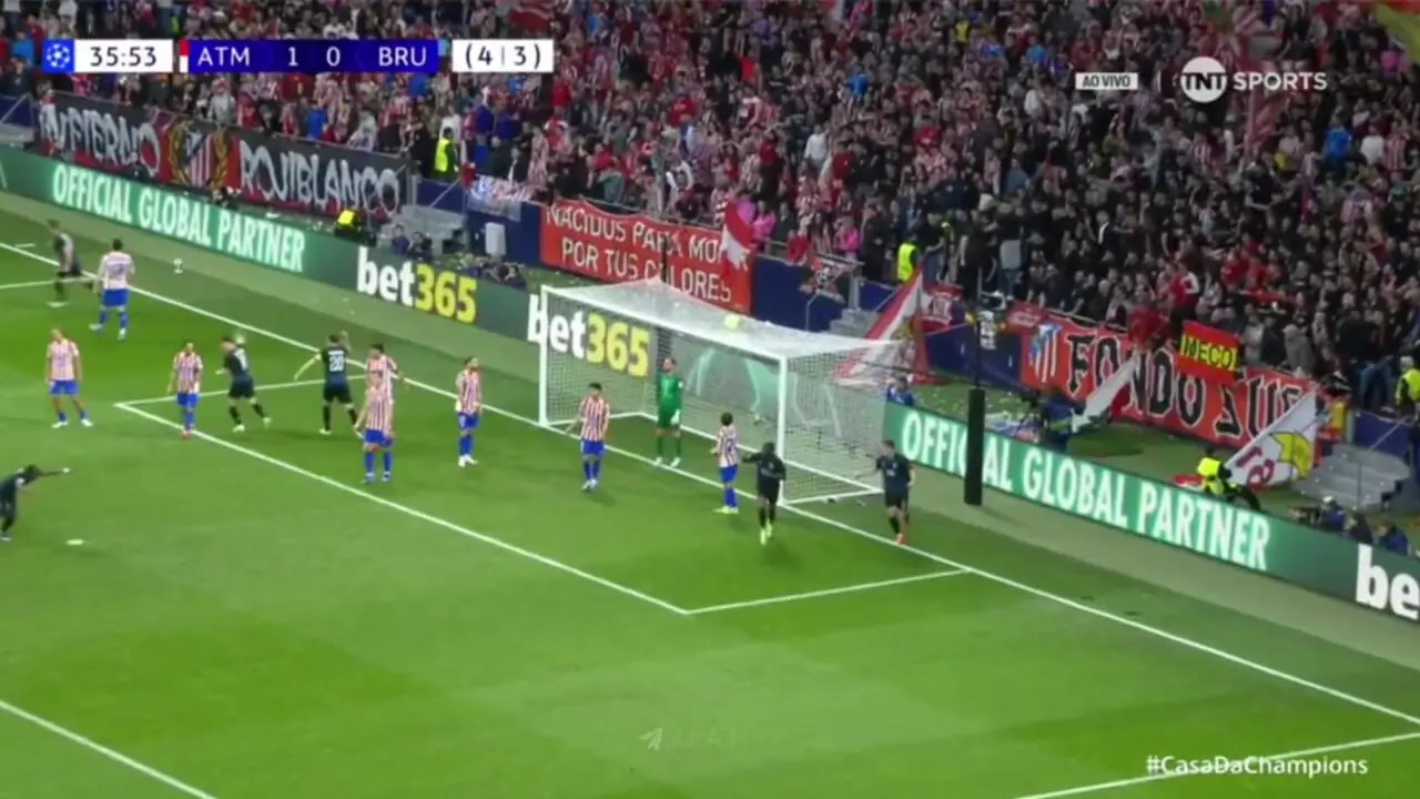 ویدیو: گل اول کلوب بروژ به اتلتیکو مادرید توسط اوردونز