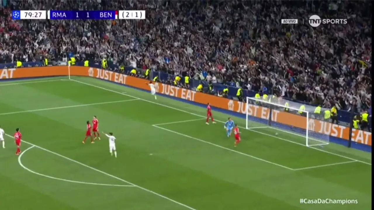 ویدیو: گل دوم رئال مادرید به بنفیکا توسط وینیسیوس جونیور