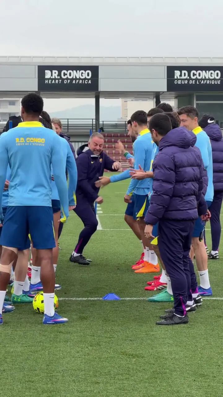 ویدئو: تونل‌ وحشت بازیکنان بارسا به مناسب تولد فلیک