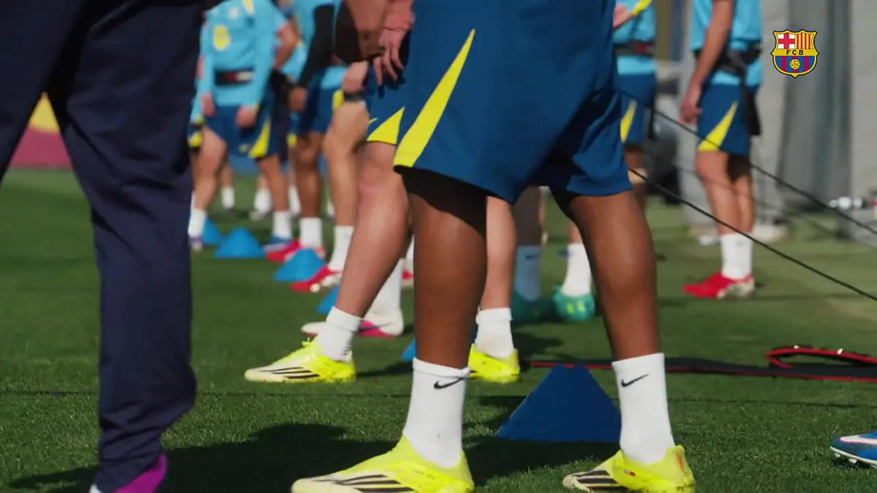 ویدئو: شوخی لواندوفسکی و یامال در تمرینات بارسا