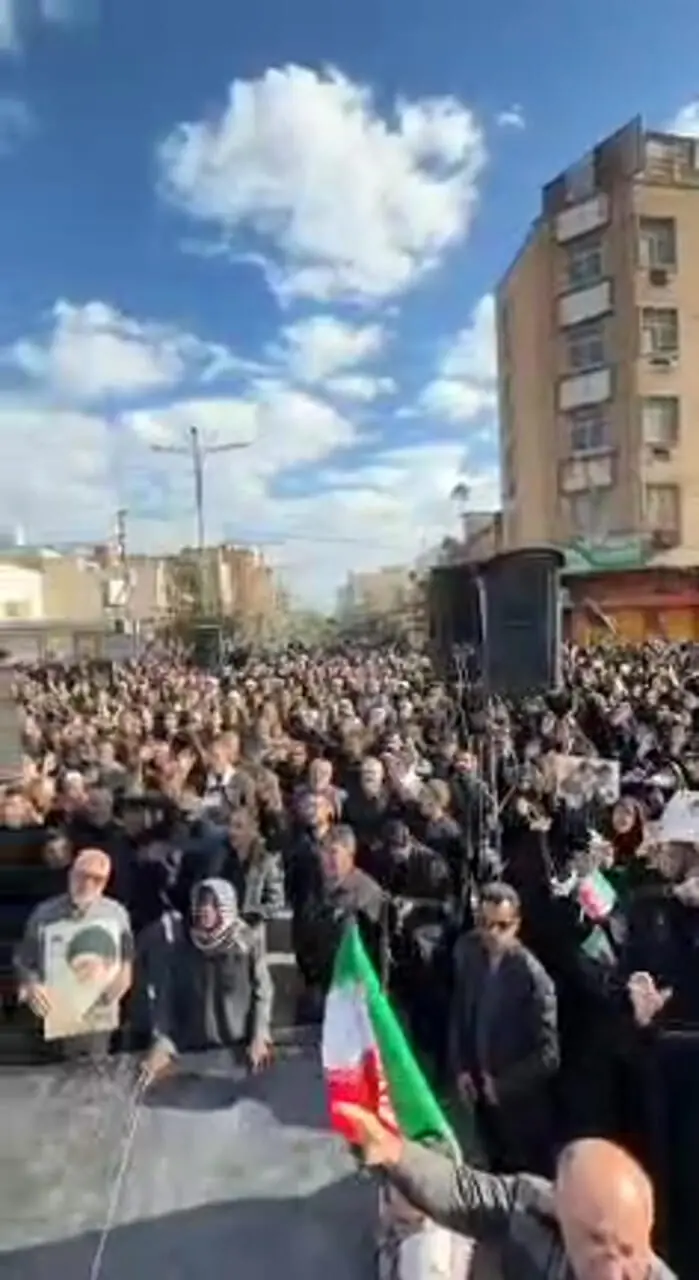 عزاداری مردم اهواز در سوگ رهبر انقلاب