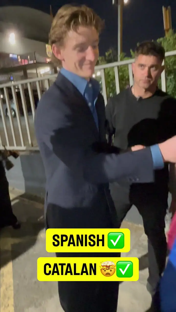 ویدئو: اولین رکوردشکنی گوردون با چاشنی امضا و زبان کاتالانی