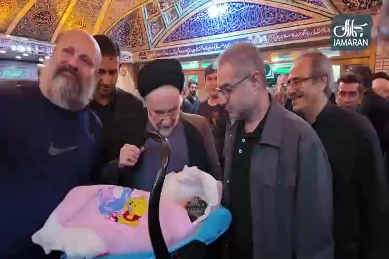 مراسم عزاداری شب تاسوعای دارالزهراء(س) با حضور سید محمد خاتمی