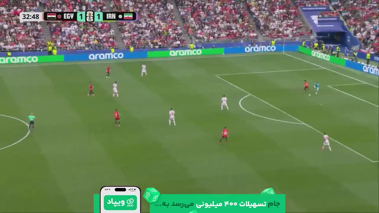 ویدئو: دریبل زیبای بیرانوند به مهاجم مصر