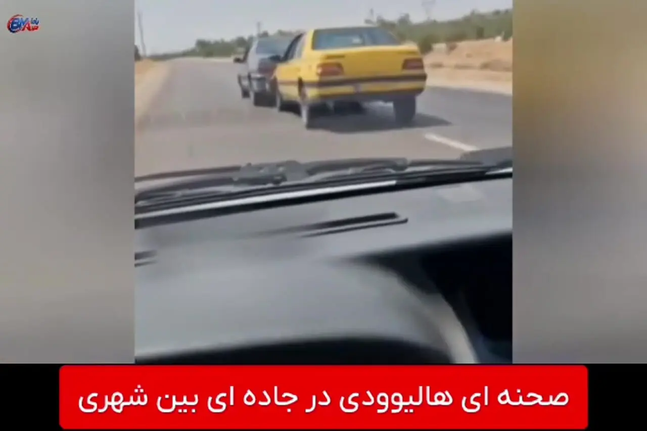 ویدئوی عجیب از یدک‌کشی یک خودرو با سرعت ۱۴۰ کیلومتر!