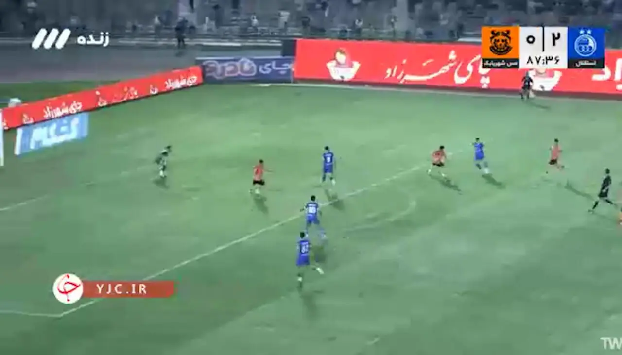 ویدیو: گل سوم استقلال به مس شهربابک توسط اسلامی