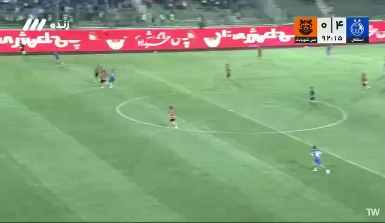 ویدیو: گل چهارم استقلال به مس شهربابک توسط اسماعیل قلی‌زاده