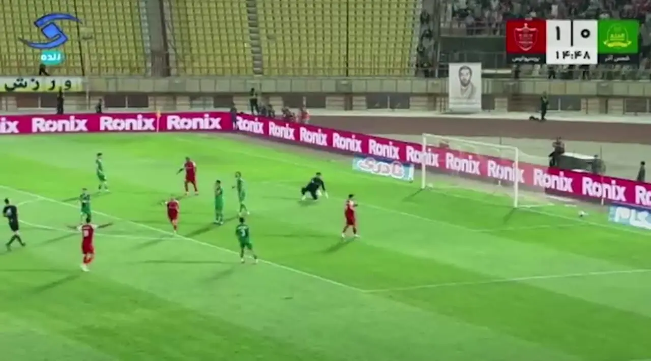 ویدیو: گل دوم پرسپولیس به شمس آذر توسط محمد عمری
