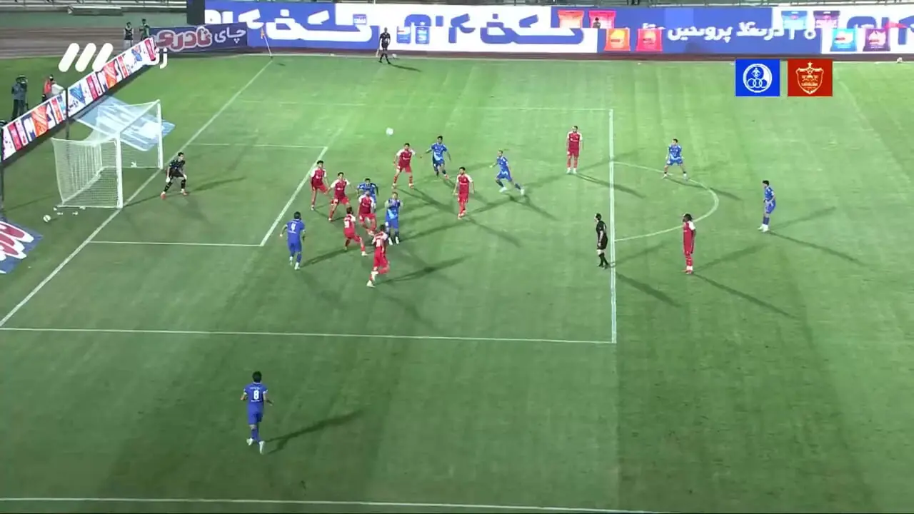 ویدیو: گل اول استقلال خوزستان به پرسپولیس با گل به خودی نیازمند