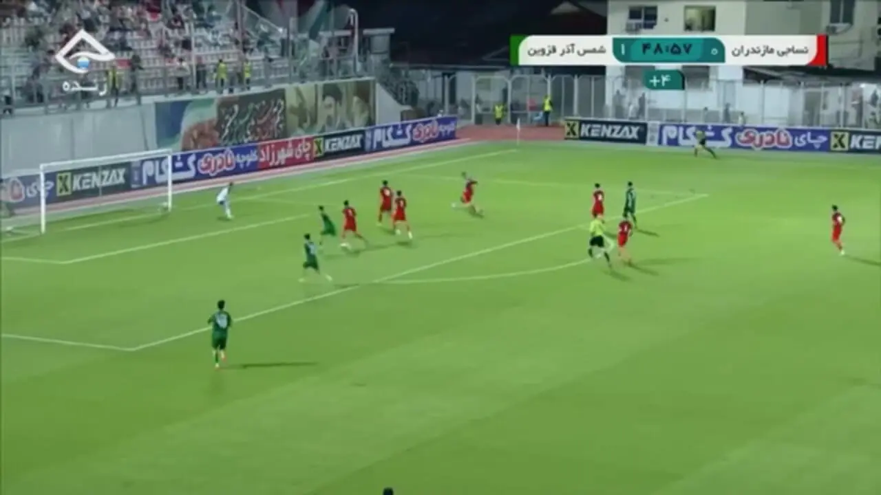 فیلم خلاصه بازی نساجی ۰ - شمس‌آذر ۲