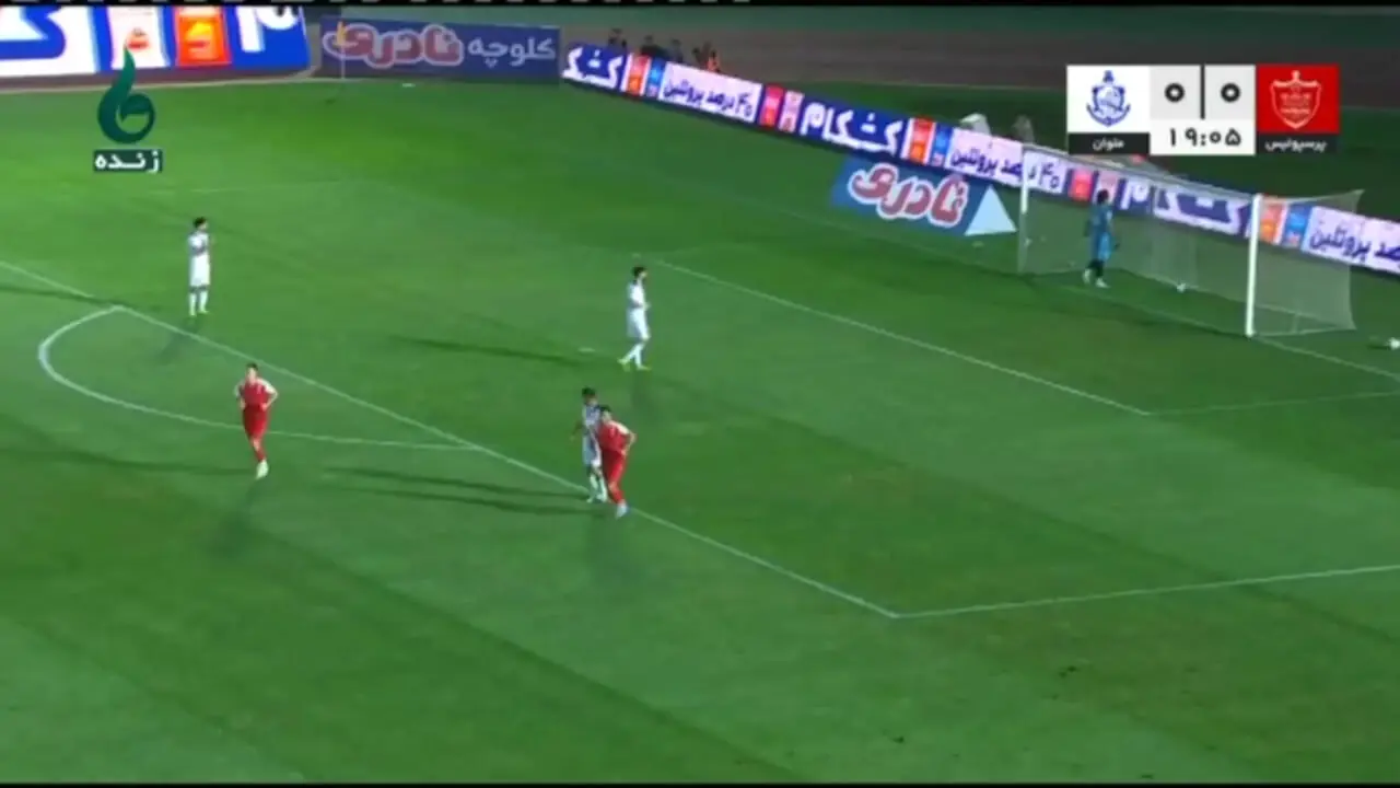 ویدیو: گل اول پرسپولیس به ملوان با گل به خودی پاپی