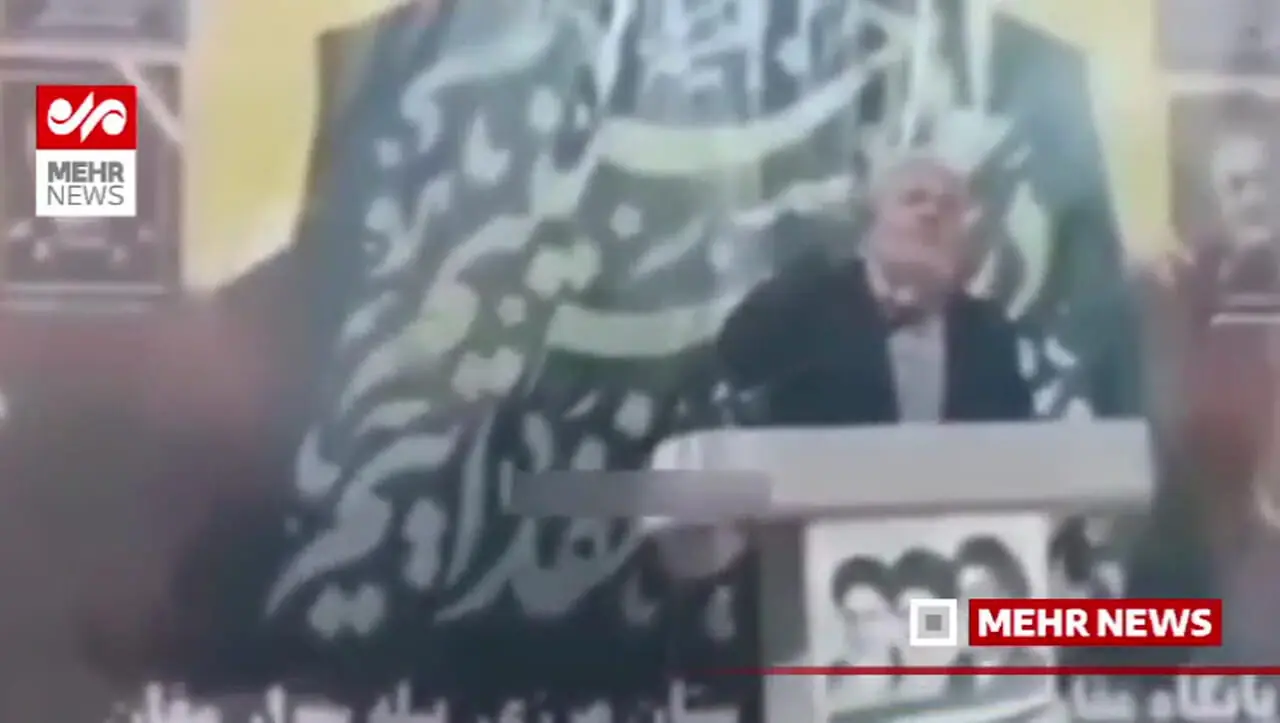درگذشت ناگهانی یک سخنران در تجمع شبانه مردمی