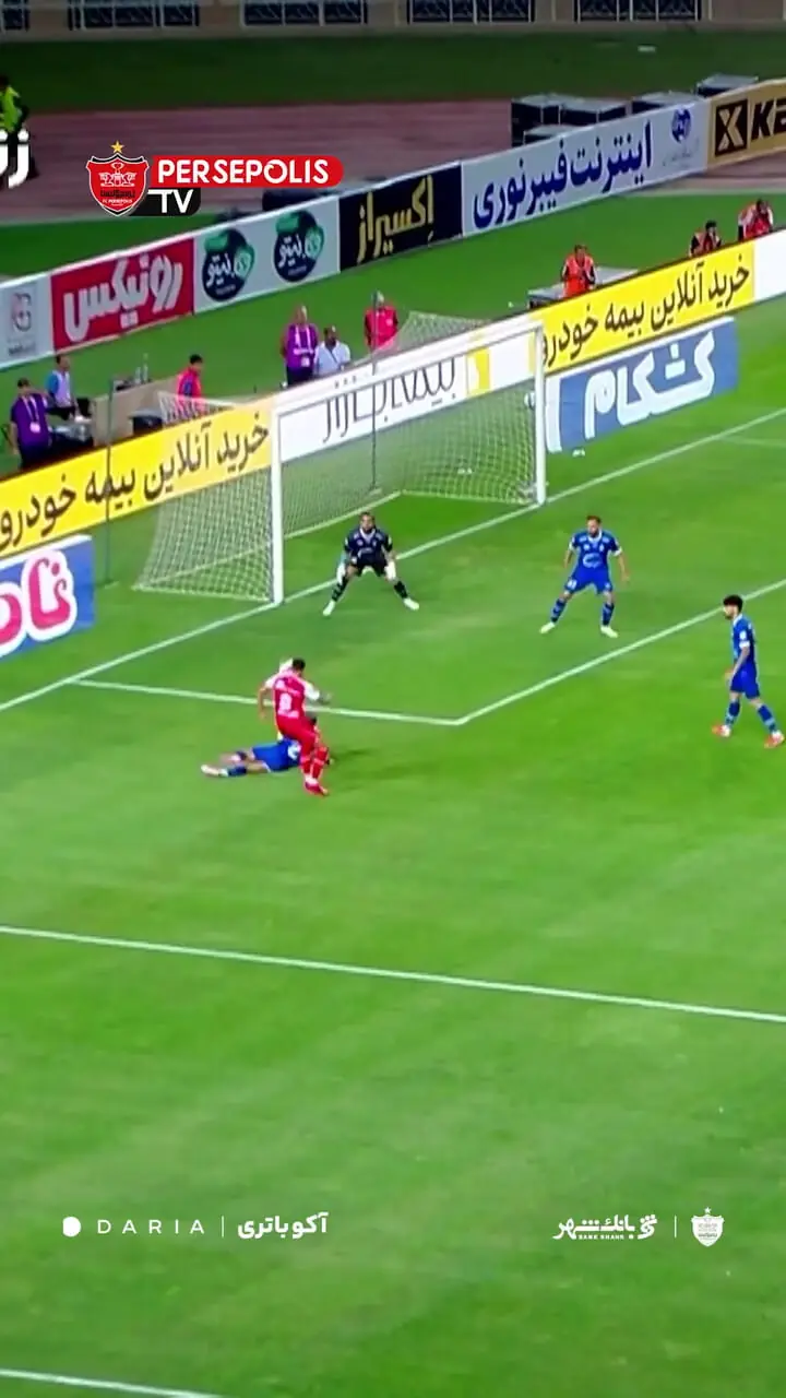 ویدیو: موقعیت خطرناک پرسپولیس که تبدیل به گل نشد