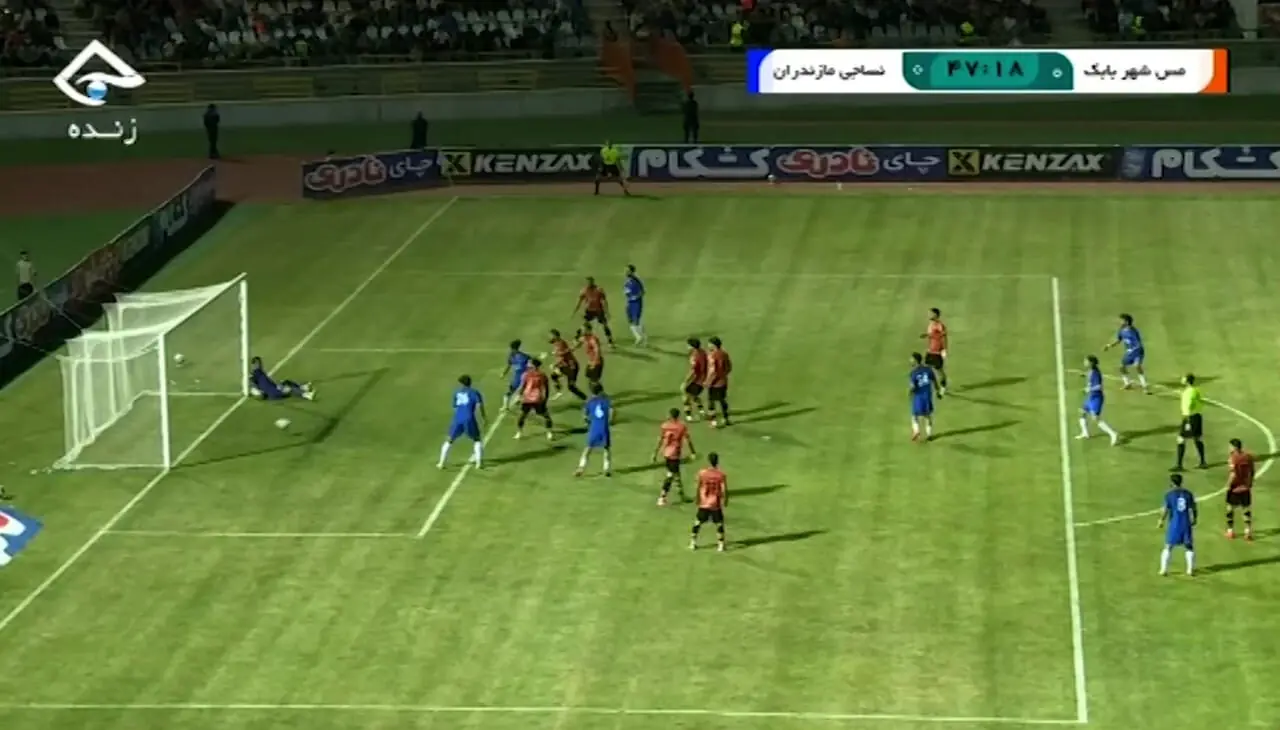 ویدیو: گل اول نساجی به مس شهربابک توسط آقایی پور