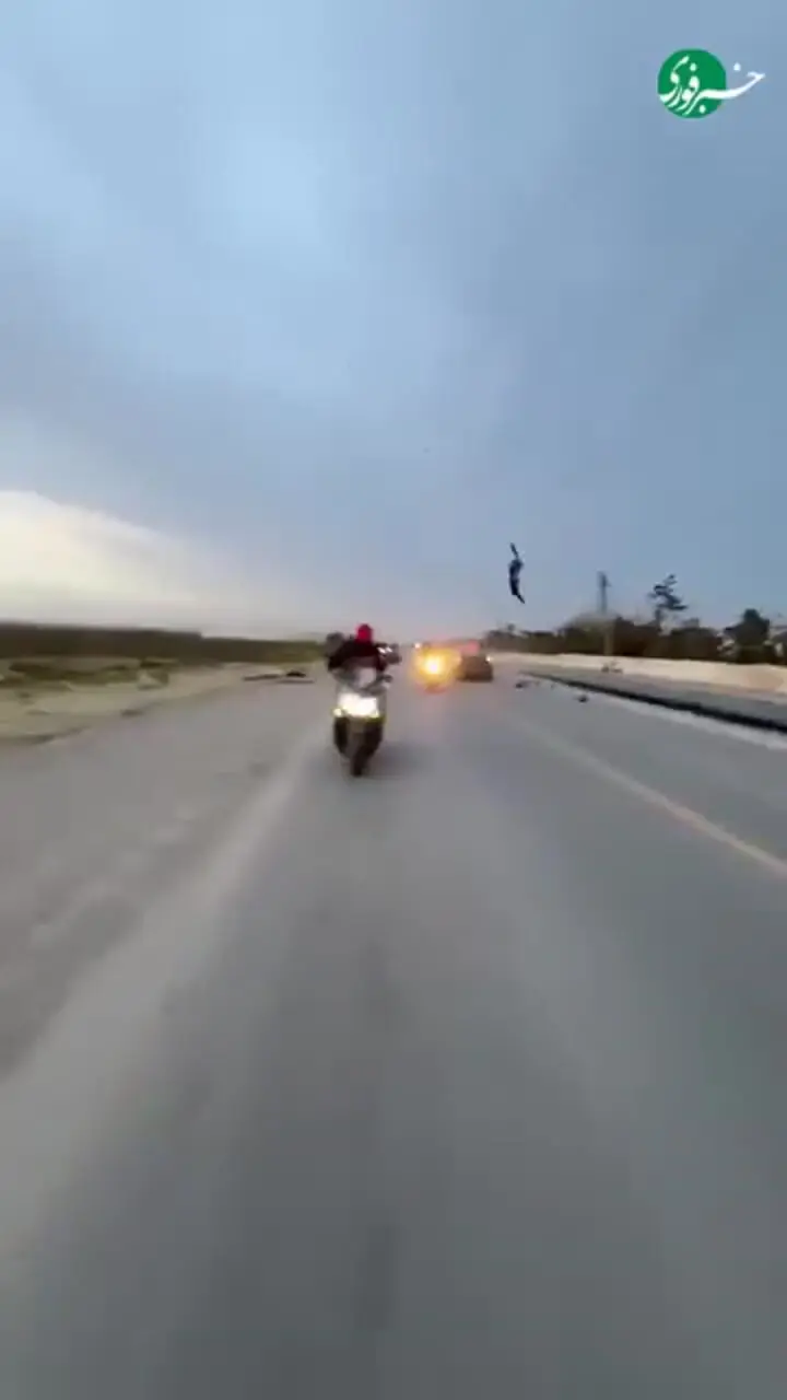 ویدئو وایرال‌ شده از صحنه وحشتناک یک تصادف