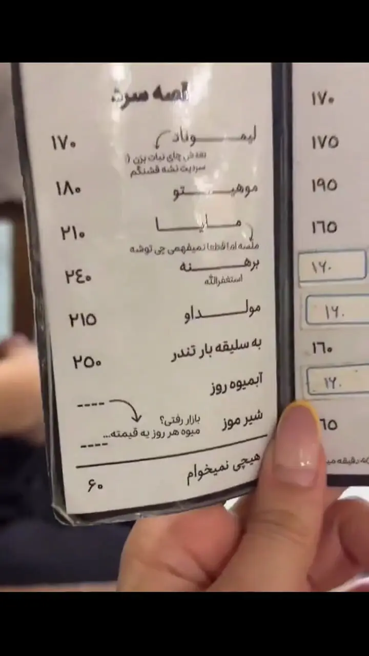 منوی یک کافه با یک «آیتم متفاوت» خبرساز شد