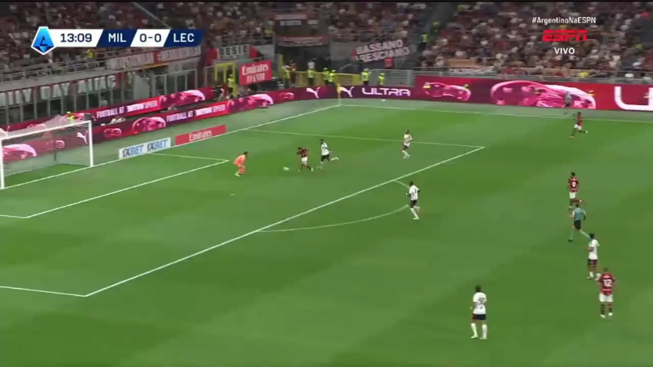 ویدیو: گل اول میلان به لچه توسط پولیشیچ