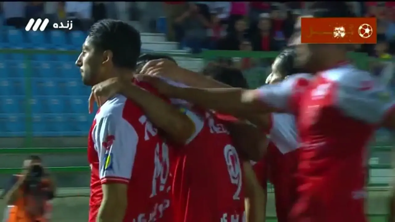 گل دوم پرسپولیس به صنعت نفت توسط علیپور