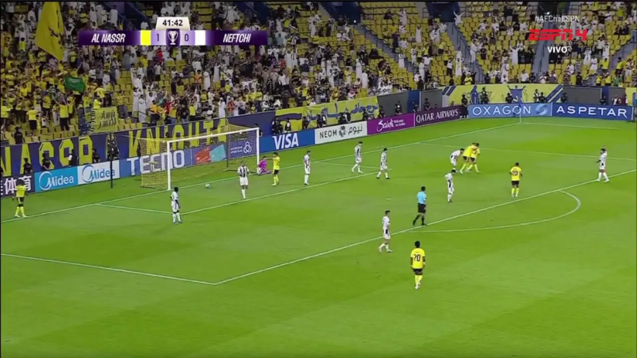 ویدیو: گل دوم النصر به نفتچی توسط کریستیانو رونالدو